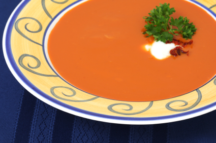 Caldo de Pimenton (Red Pepper Soup)